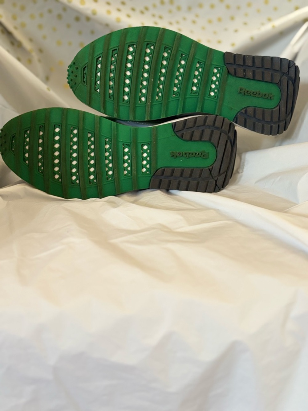 Reebok Green and White Classic Trainer Forte Sneaker - Picture 7 of 7